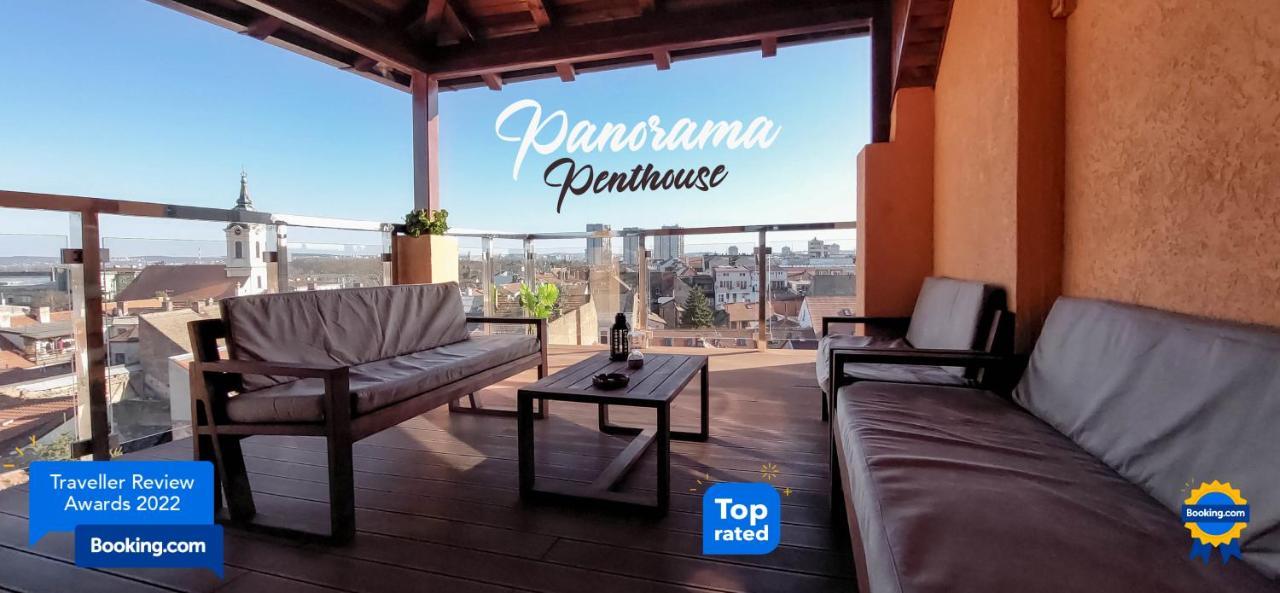 Апартаменты Panorama Penthouse Белград Экстерьер фото